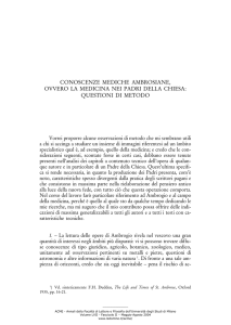 questioni di metodo