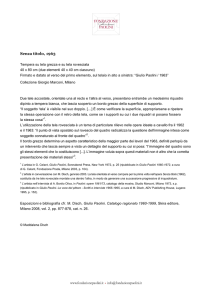 Scheda opera - Fondazione Giulio e Anna Paolini