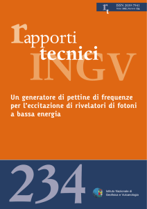 Un generatore di pettine di frequenze per l`eccitazione di