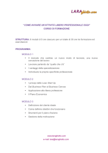 “COME AVVIARE UN`ATTIVITÀ LIBERO PROFESSIONALE OGGI