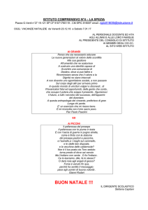 AUGURI NATALE 2016 - Istituto comprensivo n. 4