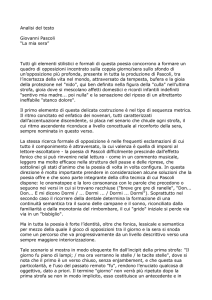 Analisi del testo Giovanni Pascoli “La mia sera” Tutti gli elementi