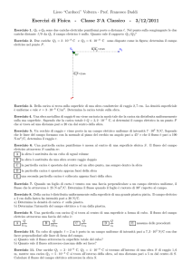 Esercizi di Fisica - Classe 3aA Classico