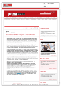 La tendenza del Bio-living nella ricerca Astarea