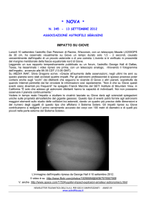 Impatto di Giove - Circolo AStrofili Talmassons