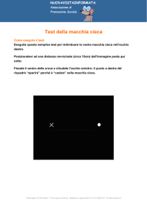 Test della macchia cieca
