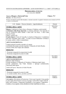 Disegno e Storia dell`Arte Classe: 2 C STORIA DELL`ARTE