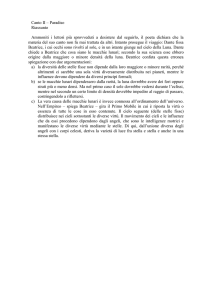 Canto II – Paradiso – Riassunto