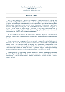 Antonio Trudu - Associazione Culturale Ischia Musica