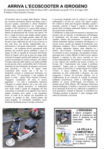 Ecoscooter a Idrogeno - Comune di Marigliano
