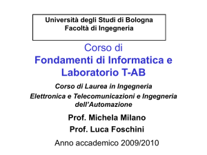 Fondamenti di Informatica A - LIA