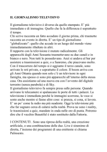 il giornalismo televisivo - Liceo Classico D`Azeglio
