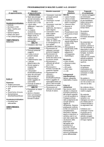inglese - Istituto Vladimiro Spallanzani