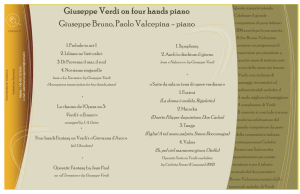 Giuseppe Verdi on four hands piano Giuseppe Bruno, Paolo