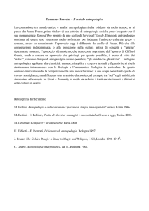 Tommaso Braccini – Il metodo antropologico La connessione tra