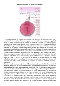 Olfatto e profumo tra storia scienza e arte