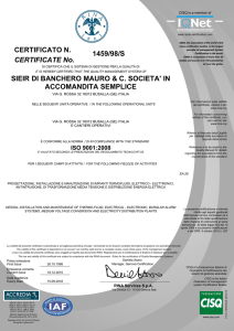 Rina Certificato