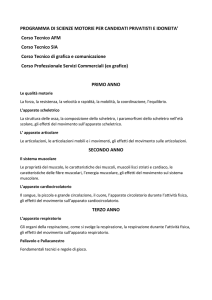 Scienze motorie tecnico e professionale