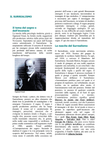 IL SURREALISMO Il tema del sogno e dell`inconscio La