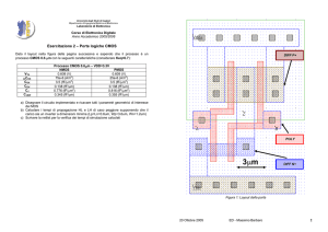 Esercitazione 2 – Porte logiche CMOS