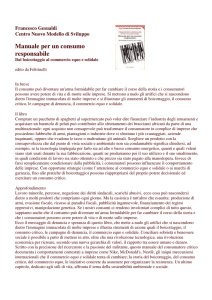 Manuale per un consumo responsabile