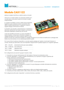 Modulo CAX1122 | Mitrol