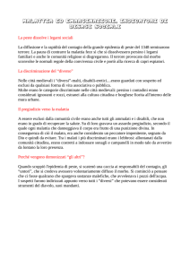 malattia ed emarginazione, indicatori di disagi sociali