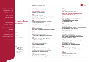I tempi della vita quotidiana