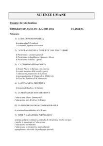 SCIENZE UMANE