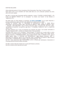 MARTINA BOLDARIN Attrice diplomata presso la