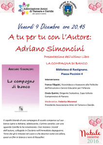 A tu per tu con l`Autore: Adriano Simoncini