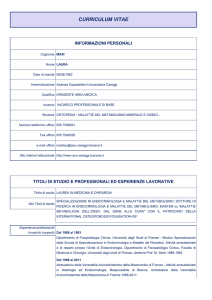 curriculum vitae