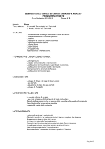 programma svolto - Liceo Artistico "Bruno Munari"