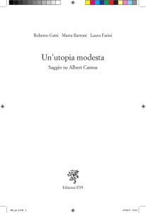 Un`utopia modesta. Saggio su Albert Camus