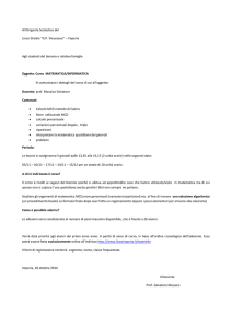 Matematica dal punto di vista informatico (biennio)