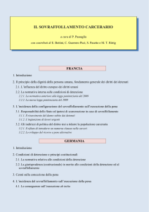 il sovraffollamento carcerario
