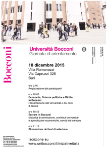 poster universita` bocconi
