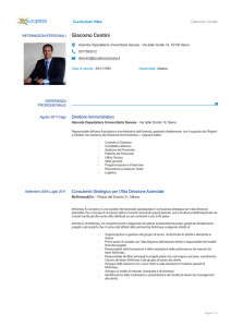 Giacomo Centini CV - Web