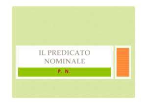 (Microsoft PowerPoint - Il predicato nominale e i predicativi [Sola