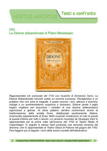 24d. La Didone abbandonata di Pietro Metastasio
