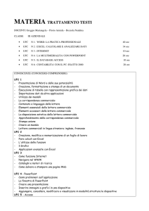 materia trattamento testi
