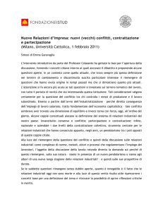 Report dell`incontro a cura di Emma Garavaglia