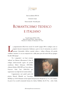 romanticismo tedesco e italiano