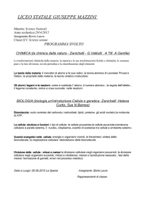 sci. naturali - Liceo Mazzini