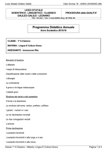 vedi PDF - `Galileo Galilei`