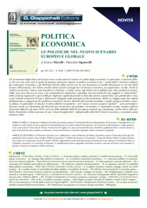 POLITICA ECONOMICA