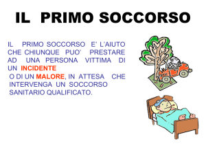 Primo soccorso - Istituto Comprensivo Ponte San Pietro