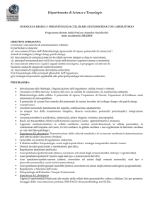 Fisiologia Umana e Fisiopatologia Cellulare ed