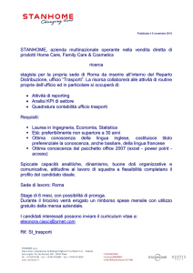 STANHOME, azienda multinazionale operante nella