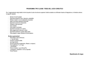 Programma INGLESE III LICEO COREUTICO 2014-2015